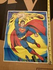 Vintage 1979 Superman Punching Meterorite Post Cereal 11x14  Poster Dc Comics