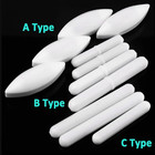 Stirrer Bar 6mm-100mm Ptfe Coated Magnetic Stirrer Bars Type A B C Magnetic Flow