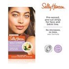 2 Boxes Sally Hansen Wax Strips For Face And Bikini New 20 Each Box