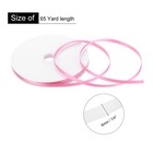 1 4  65 Yard Double Faced Solid Satin Ribbon Polyester Fabric Pink