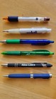 Lot 6 Pharmaceutical Drug Rep Pens Medical  Collectibles  Heavy Metal  Plastic