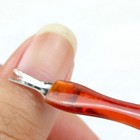 2x Cuticle Pusher Trimmer Cutter Remover Pedicure Manicure Nail Art Tool Kit -us