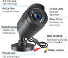 Zosi 4pcs 1080p Full Hd Bullet Security Camera Outdoor Indoor 80ft Night Vision