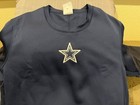 Nfl Dallas Cowboys Nike Therma-fit If3484 Sideline Crew Pullover Jacket Men s Xl