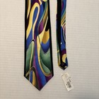Men s Vintage 100  Silk Neck Tie And Handkerchief Set Nwt