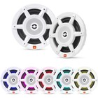 2x Jbl Stadium Marine Mw8030 8  500w Max 3-way White Marine Rgb Led Speakers