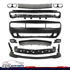Fit For 2015-23 Dodge Challenger Full Front Bumper Cover   Grille Hellcat Style