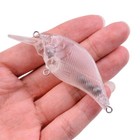 20pcs Unpainted Fishing Lures Hard Bait Crankbait Blank Body