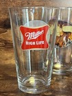4 Vtg Miller High Life Deer Pint Beer Glasses  Sold Together