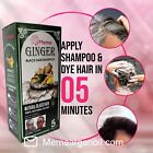 5 Min Ginger Black Hair Shampoo Hair Color Dye Permanent Dye Shampoo 500 Ml