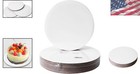 25-pack Of 10  Greaseproof Round Cake Boards - Perfect For Elegant Presentation