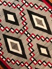 Spectacular Navajo Ganado Rug classic Interlocking Designs handspun c1930 mint 