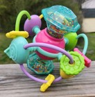 Baby Sensory Activity Rattle Toy With Beads   Teethers     Colorful Infant Toy
