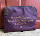 Vintage Glens Falls National Bank Greenwich A rifkin Co Bank Deposit Bag   Lock