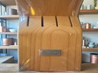 Wusthof Classic Natural Beechwood 15 Slot Knife Storage Block Factory Sealed 