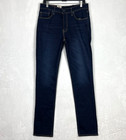 Levis 511 Jeans Mens 32x36 New Slim Fit Dark Blue Wash Stretch Denim Tall Skinny