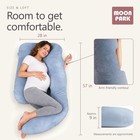U Shaped Pregnancy Pillow 57  - Full Body Maternity Support For Back  Belly  Hip