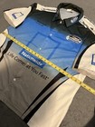Nascar Nationwide Series Racing Pit Crew Button Up Front Shirt Size Large