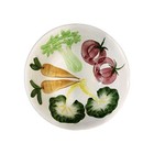 Ceramic Vegetable Design Serving Bowl Salad  10  Japan Hand Painted Decorative 