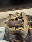 London J  Scott Maritime Collectible Nautical Brass Sextant With Wooden Box Gift