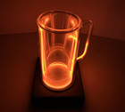 Plasma Mug With Electronic Coaster  can You Imagine  Brand New Open Box