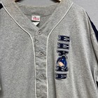 Vintage Disney Store Eeyore Baseball Jersey Shirt Gray Blue Size 2xl Winnie Pooh