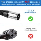 Dc 54 6v 2a For 48v Lithium Battery Charger 3 Pin Xlr Male Plug