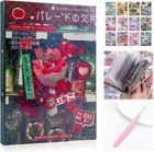 45 Sheets Japanese Sticker Book For Scrapbook 800 pcs Heisei Retro Manga Styl   