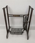 Treadle Sewing Machine  Cast Iron Base  Industrial Age Singer Steampunk Qo 