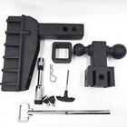 Steel Trailer Hitch 2   Receiver 6   Drop Hitch Adjustable Towing Hitch 20000lbs