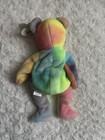 Rare Ty Beanie Babies Peace Bear Style 4053 Tie-dye Plush Vintage 1996