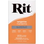 Rit All Purpose Powder Dye 1-1 8 Ounce Fabrics Wood Crafts Paper New  Tangerine