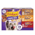 Friskies Meaty Bites Variety Pack Wet Cat Food  5 5 Oz Cans  48 Pack