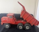 Vintage Buddy L Mack Hydraulic Dump Truck - Red