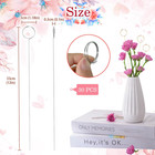 30 Pcs Metal Wire Floral Picks Wire Place Card Holder Table Name Number Clips