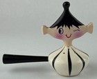 Holt Howard Pixieware Salt   Pepper Shakers Salty   Peppy Pixie Vtg Repaired