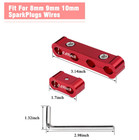 12pcs Spark Plug Wire Separator Divider   8pcs Spark Plug Boot Protector  Heat S
