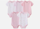 Pack Baby Girl Bodysuits Set Of 5 Rompers