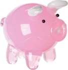 Adorable Miniature Glass Pig Figurine - Charming Pink Keepsake For Collectors