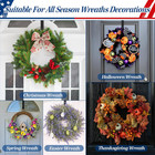 Hoosun 12  Wreath Hanger For Front Door - Metal Patriotic Decor Hook