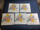 Vintage Paper Napkins Easter Lot Of 16 1960s And 1970s