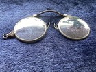 Early Vintage  Pince Nez Pinch Nose Prescription Glasses  14k