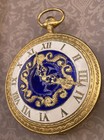Vintage Italian Rare Florentine Pocket Watch Powder Compact Neiman Marcus