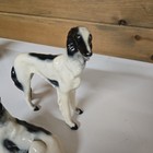 Vintage Robert Simmons Dogs Wolfhound Borzoi Ceramic Figurines Duchess   Duke 8 