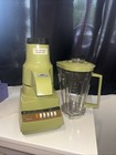 Vintage Mary Proctor Silex 5-speed Blender Avocado Green Tested Working Glass