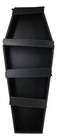 Gothic Graveyard Light Duty Black Coffin Casket Cabinet Shelving Wall Shelf 30 h