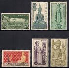 Laos    1953    Sc   C 7-12    Airmail    Mnh    Og     19 50
