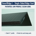 Dci Products Smartridge I - Single Sided Ridge Vent  22 Pieces - 66 Feet Per Box