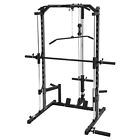 6in1 Smith Machine  Multifunctional Power Cage Rack With Lat-pull Down Full Body