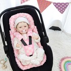 4 In 1 Infant Car Seat Insert  Baby Car Seat Head Body Support For Girls   Bo   